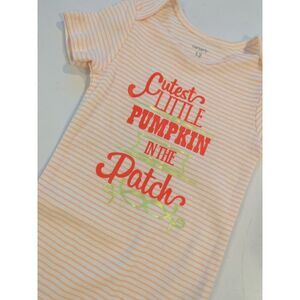 12m onesie cutest little pumpkin in the patch Halloween fall. Autumn